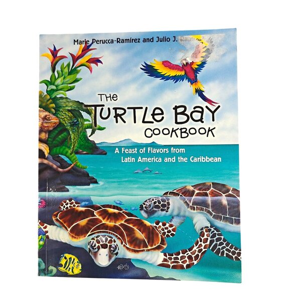 The Turtle Bay Cookbook Latin America Caribbean Local Ethnic Recipes Vintage - Picture 1 of 7